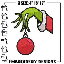 grinch hand stock illustrations embroidery design, grinch embroidery, embroidery file, grinch design, instant download..