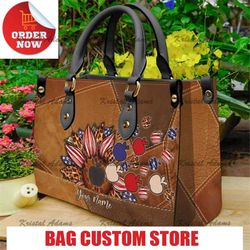 all american teacher, personalized independence day leather handbag.jpg