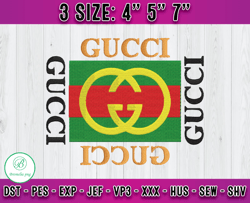 gucci embroidery file, fashion brand embroidery, applique embroidery designs