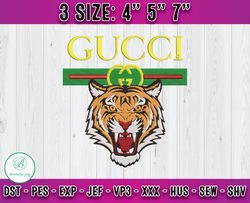 gucci embroidery, gucci tiger embroidery, machine embroidery applique design