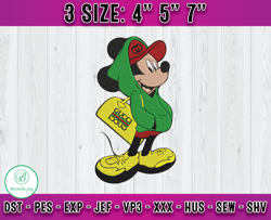 gucci embroidery, mickey mouse gucci embroidery, embroidery file