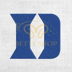 duke blue devils ncaa logo embroidery design