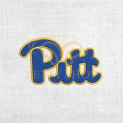 pittsburgh panthers ncaa logo embroidery design