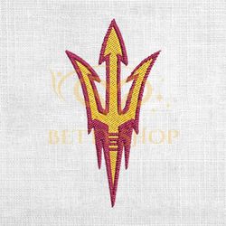 arizona state sun devils ncaa football logo embroidery design