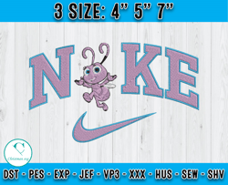 nike dot embroidery, a bug's life embroidery design, instant download