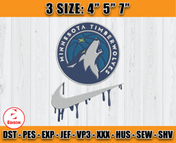 minnesota timberwolves embroidery design, nba nba nike embroidery, machine design