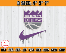 sacramento kings embroidery design, nba nba nike embroidery, machine design