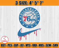 philadelphia 76ers embroidery design, nba nba nike embroidery, machine embroidery patterns