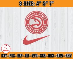 atlanta hawks embroidery design, nba nba nike embroidery, applique embroidery designs