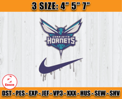 charlotte hornets embroidery design, nba nba nike embroidery, machine design