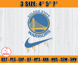 golden state warriors embroidery design, nba nba nike embroidery, machine design