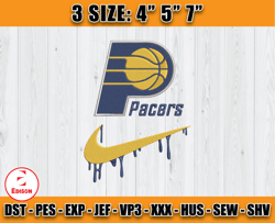 indiana pacers embroidery design, nba nba nike embroidery, applique embroidery designs