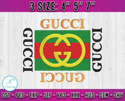 gucci embroidery file, fashion brand embroidery, applique embroidery designs