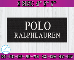 polo ralphlauren embroidery, logo fashion embroidery, embroidery applique