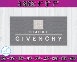 bijoux givenchy logo embroidery, logo fashion embroidery, embroidery applique