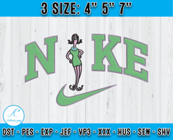 nike celia mae embroidery, monster inc embroidery, cartoon embroidery machine