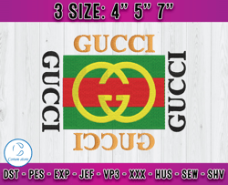 gucci embroidery file, fashion brand embroidery, applique embroidery designs