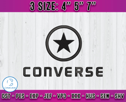 converse logo embroidery, logo fashion, embroidery machine