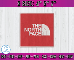 the north face logo, the north face embroidery, logo fashion embroidery