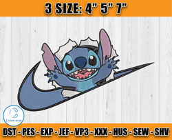 nike stitch embroidery, disney nike embroidery, cartoon inspired embroidery