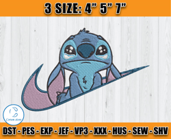 nike stitch embroidery, machine embroidery applique design, lilo and stitch embroidery