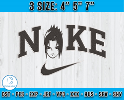 nike sasuke embroidery, itachi uchiha embroidery, anime embroidery file