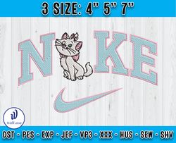 the aristocat embroidery, nike marie embroidery, embroidery file