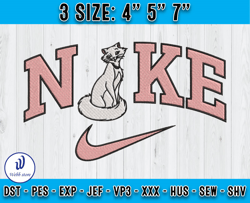 duchess embroidery design, nike x the aristocats embroidery, embroidery machine