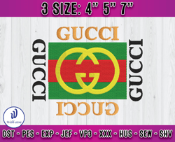 gucci embroidery file, fashion brand embroidery, applique embroidery designs