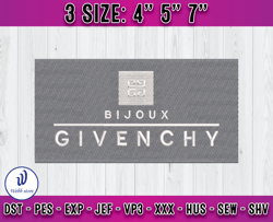 bijoux givenchy logo embroidery, logo fashion embroidery, embroidery applique