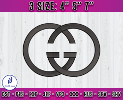 gucci embroidery, logo fashion emboridery, embroidery pattern