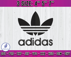 adidas logo embroidery, logo fashion emboridery, embroidery file