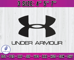 under armour logo embroidery, logo fashion emboridery, embroidery file