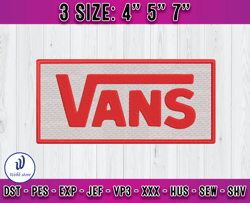 vans logo embroidery, logo fashion embroidery, embroidery machine