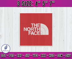 the north face logo, the north face embroidery, logo fashion embroidery