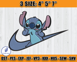 nike stitch, stitch embroidery, disney nike embroidery, lilo and stitch embroidery