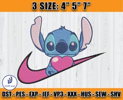 nike stitch embroidery, nike disney embroidery, lilo and stitch embroidery