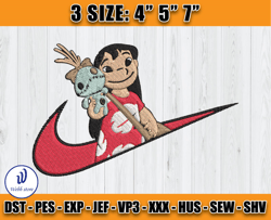 nike lilo embroidery, disney nike embroidery, embroidery design movie