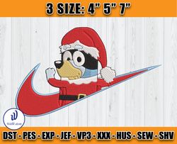 nike bluey embroidery, nike disney embroidery, machine embroidery pattern