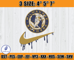 brewers embroidery, nike mlb embroidery, embroidery machine fileccvvv