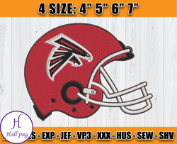 Atlanta Falcons Embroidery, NFL Falcons Embroidery, NFL Machine Embroidery Digital, 4 sizes Machine Emb Files -17-Hall