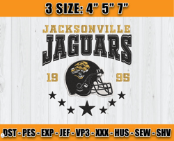 Jacksonville Jaguars Football Embroidery Design, Brand Embroidery, NFL Embroidery File, Logo Shirt 56