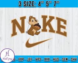 nike dale embroidery, disney embroidery file, embroidery machine design