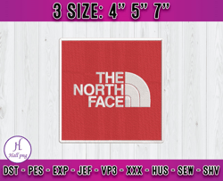 the north face logo, the north face embroidery, logo fashion embroidery