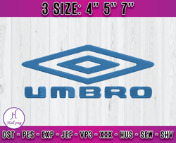 umbro embroidery design, logo fashion embroidery, embroidery file