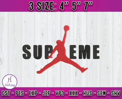 superme embroidery, logo fashion embroidery, supreme logo