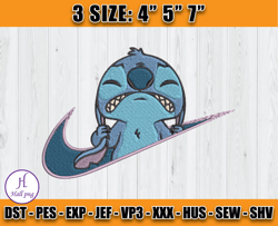 nike stitch embroidery, nike embroidery, lilo and stitch embroidery