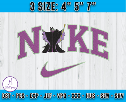 maleficent embroidery, nike disney embroidery, embroidery design movie