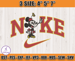 nike x mickey embroidery, mickey character embroidery, embroidery pattern