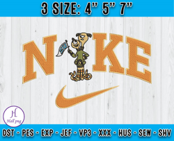 nike tony embroidery, monster inc embroidery, embroidery pattern